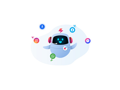 Verloop's new mascot Loopie ai animation artificial intelligence bot branding chatbot customer support graphic design illustration loopie mascot motion motion graphics robot vector verloop video