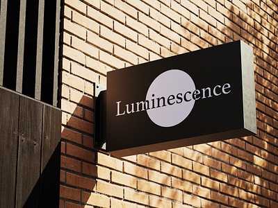 Luminescence logo shop branding design graphic design illustration logo typography vector