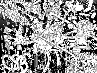 Size Records art black blackandwhite bold branding contemporary creative design drawing illustration mattjohnstone monotone music white