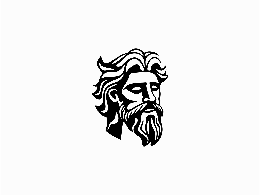 Greek God Logo By Lucian Radu On Dribbble