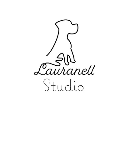 Logo for online Art Designs branding design dog graphic design illustration illustrator logo logo design