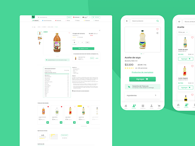 Design for an online supermarket product