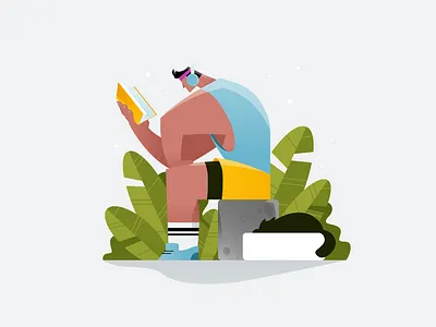 All muscles, all brain art design digital art digital painting drawing illustration painting vector