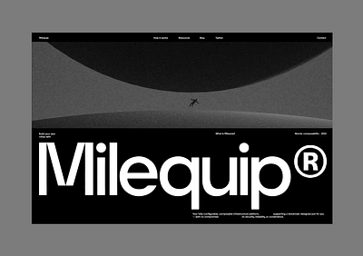 Milequip 3d animation branding design figma graphic design illustration logo minimalism motion graphics studio ui ui ux ui design uiux ux uxui web