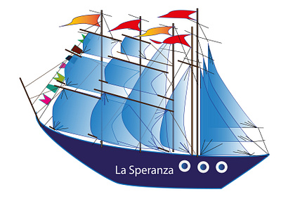 La Speranza graphic design illustration logo