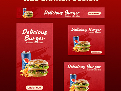 Food Web Banner Design food ads food ads design google ads google ads design graphic design leads design web banner ads