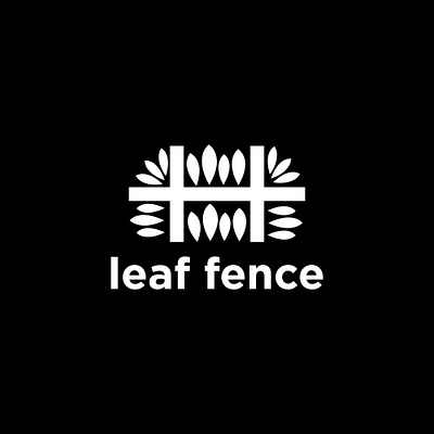 Leaf Fence Logo branding design graphic design icon leaf leaf fence logo logo logo design logos logotype simple logo symbols templates vector