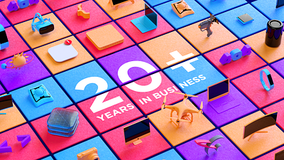 20 Years Stuff 3d animation app app icon design icon inspiration motion ui