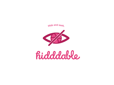 RIP 'Dribbble' hello to 'Hidddable'! branding design funny humor logo sad