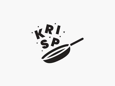 Krisp - restaurant logo, branding, identity brand brand identity branding chef cuisine food health icon identity logo logo design logo designer logo mark logodesign logos logotype mark modern logo restaurant vector