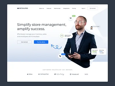 Hero Section design hero landing ui ux web webpage