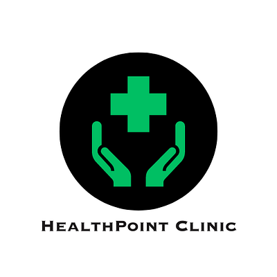 HealthPoint Clinic Logo 3d animation branding design graphic design illustration logo motion graphics ui vector