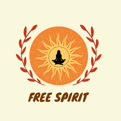 FREE SPIRIT LOGO 3d animation branding design graphic design illustration logo motion graphics ui vector