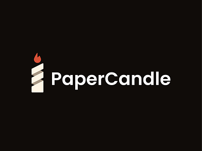 Paper Candle Logo Design aromatherapy brand brand design branddesign branding burn candle candle light design fire flame fold illustration light logo logo designs logodesign logodesigns paper vector