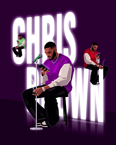 Chris Brown graphic design illustration
