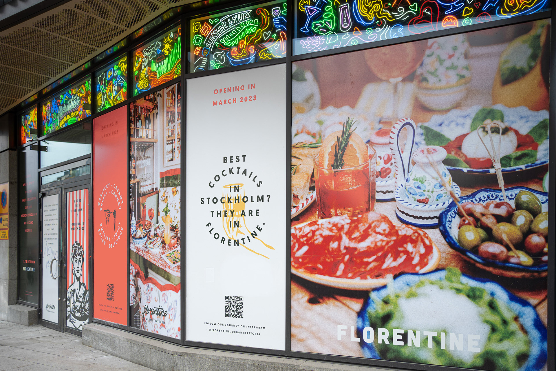 Florentine Trattoria Hoarding Design by Ceren Burcu Turkan on Dribbble