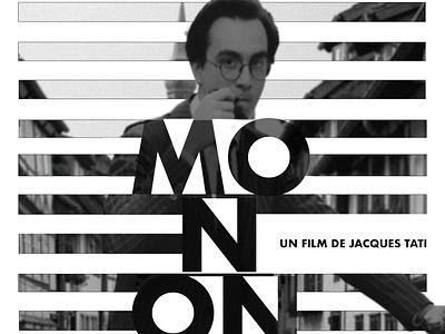 Mon Oncle (1958) adobe photoshop art black and white classic design film history illustration inspiration monochrome poster