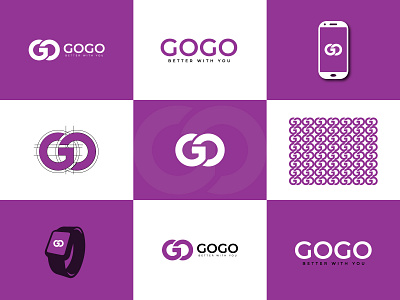 Modern Logo Design For GOGO | G & O Letter Logo app icon app logo branding dating app dating app logo design eventbrite logo g logo icon design letter logo lettermark logo logo logo creation logo design logo icon logo maker meetup logo modern logo o logo wordmark logo