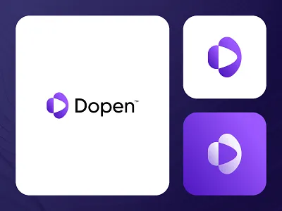 Dopen | D Letter Mark Logo for AI, Artificial Intelligence, Apps ai logo ai module logo ai software logo ai system logo app logo artificial intelligence brand identity d letter logo d lettermark d logo flat logo futuristic logo gradient logo logo design minimal logo minimalist logo modern logo software logo tech logo visual identity