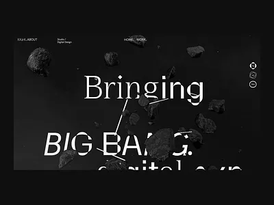 KKPK - About 3d animation design grid layout type ui website