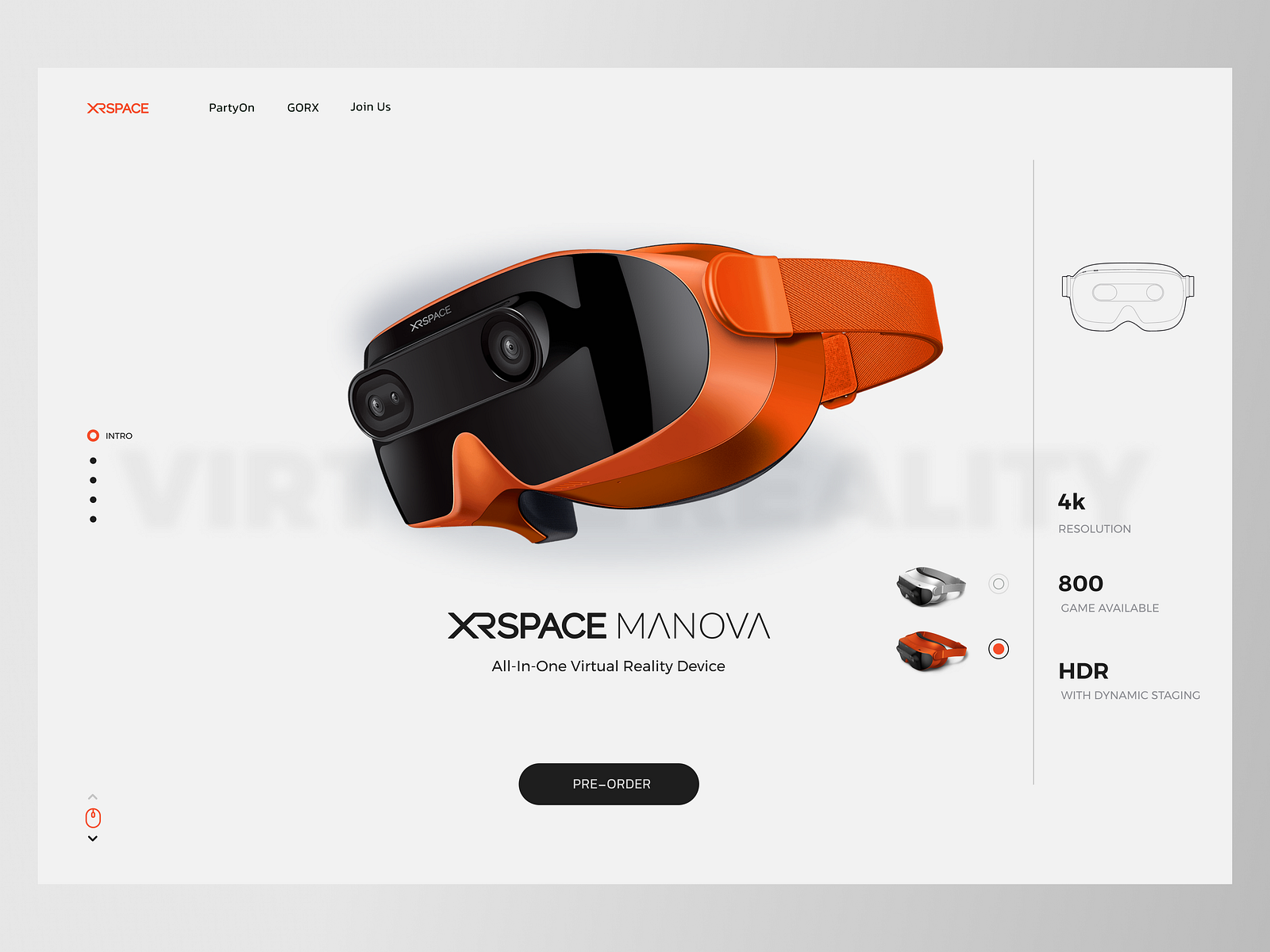 Virtual Reality XRSPACE by Hamed Kiani on Dribbble