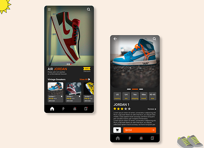 Stepping into Style: Mobile E-commerce UI for Sneaker Lovers! ecommercedesign mobileapp mobileecommerce sneakerlove ui uiuxdesign userinterfacedesign