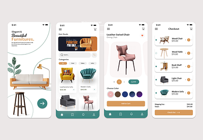 Furniture App Design 3d animation app appdesign application applucation art artwork branding design furniture graphic design illustration logo motion graphics ui