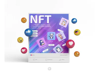 NFT cartoon طراحی