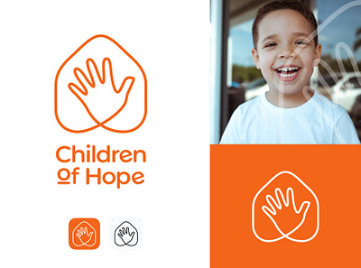 🕊 Children of Hope - Branding branddesign branding charity child design foundation graphic design hope hopelogo house houselogo kids logo