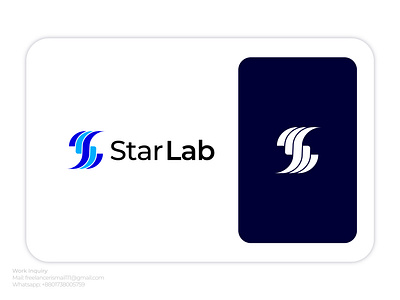 Star Lab, (Letter- S) - Logo Design Concept app atar lab branding design graphic design lab logo logo design logo make logo mark s s letter s letter logo s letter mark s logo s modern logo vector web logo