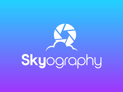 Sky Photography Logo (Cloud + Camera) 3d animation brand design branding camera cloud logo creative logo drone logo graphic design illustration logo logo design mezbah zohan modern logo motion graphics new logo photography photography logo sky ui