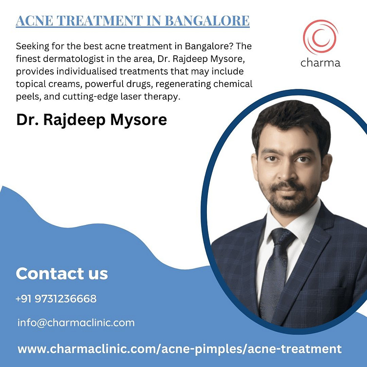 Advanced Acne Treatment in Bangalore By Dr. Rajdeep Mysore by Charma