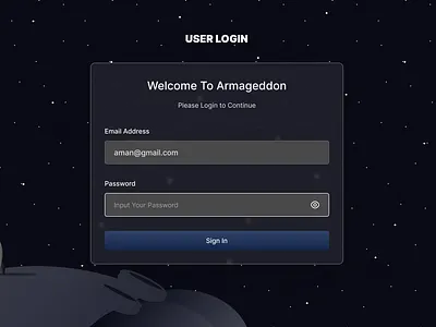 Login Page - concept 🚀🌌 branding graphic design logo motion graphics ui