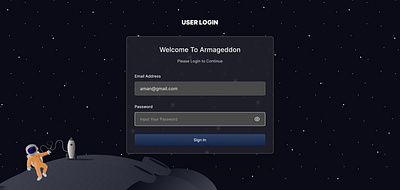 Login Page - concept 🚀🌌 branding graphic design logo motion graphics ui