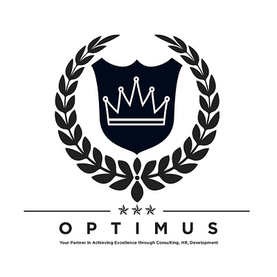 Optimas Logo Project: Capturing Excellence in HR Development Con branding expertise