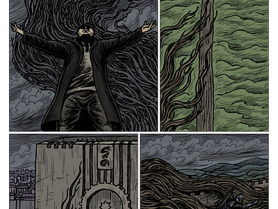 Revenge-2 book comic book dark fantasy digital art drawing fantasy graphic graphic novel horror monster