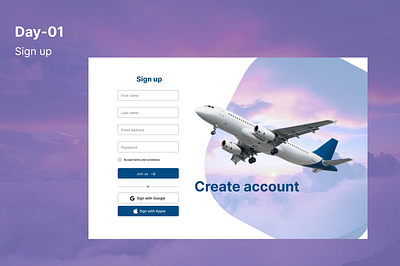 Flight booking website