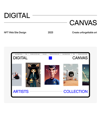 Digital Canvas graphic design logo motion graphics ui