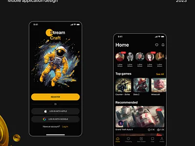 StreamCraft design graphic design logo motion graphics ui ux