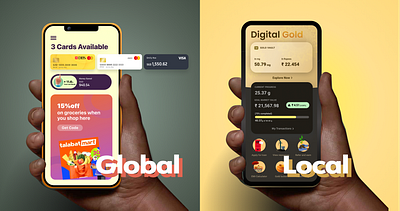 Global to local - UI work? we got you covered. 3d animation app branding design graphic design graphicdesign illustration logo motion graphics ui vector