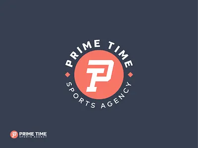 Prime Time Sports Agency emblem agency basketball bosnia branding brcko design emblem football logo logodesign logodesigner management mark prime sports symbol talent time top athletes volleyball