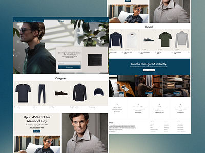 E-Commerce Store Landing Page clothing design e commerce ecommerce figma graphic design landing page product design store ui ux
