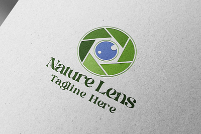 Nature Lens Logo best logo branding camera design graphic design green illustration lens lens logo logo logo design logo for sale photography logo ui vector
