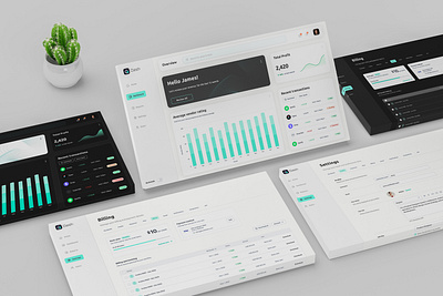 Financial Dashboard dashboard design graphic design illustration landing page logo ui ux vector