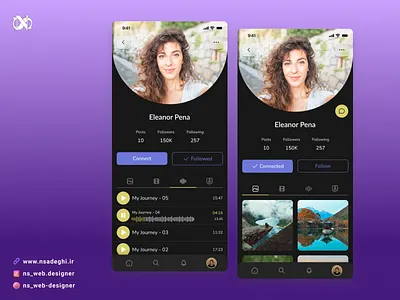 User Profile - Daily UI 006 app appdesign figmadesign ui uidesign userprofile ux