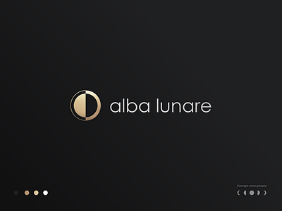 Alba Lunare brand branding logo visual id visual identity