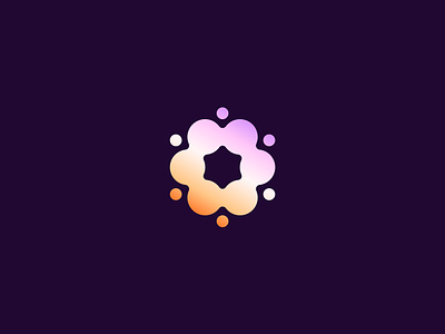 Blossom blockchain bloom brand design brand identity branding community connection floral flower geometric human logo logo design network people symbol visual identity