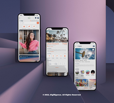 Travel Advisor / Social Media App app app design app uiux booking figma graphic design reel social media travel advisor traveller ui uiux ux design