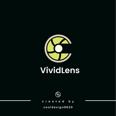 Vividlens abstract logo app icon best logo brand identity branding c letter camera lens creative logo icon lime color logo logo design logo designer logo icon minimalist logo modern logo round symbol vector logo website logo