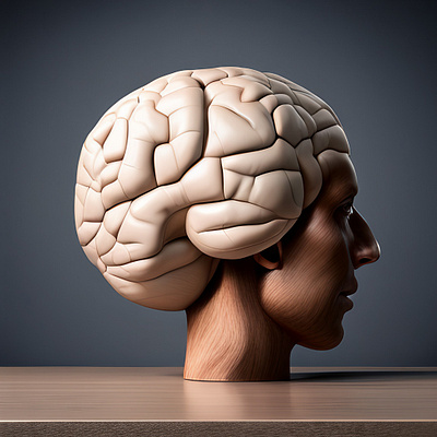 Anatomy Art Collection - LR Human brain